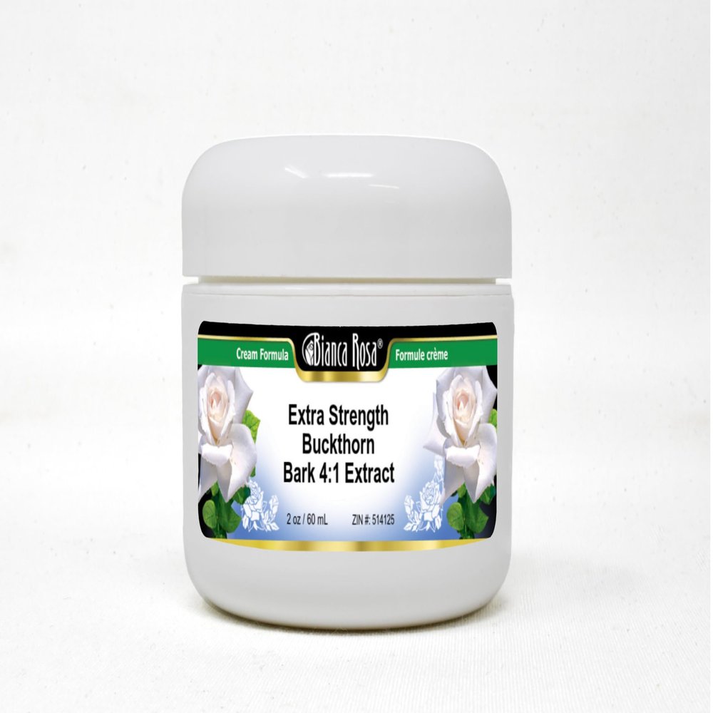 Bianca Rosa Extra Strength Buckthorn Bark 4:1 Extract Cream (2 oz, ZIN: 514125)