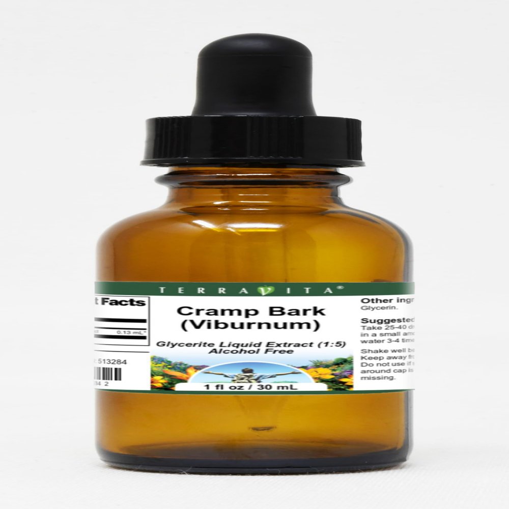 Cramp Bark (Viburnum) Glycerite Liquid Extract (1:5) - No Flavor (1 oz, ZIN: 513284)