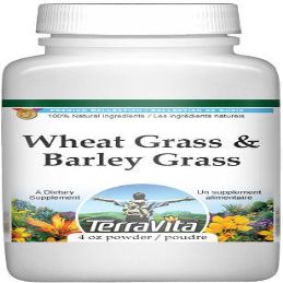 Wheat Grass and Barley Grass Combination Powder (4 oz, ZIN: 516439)