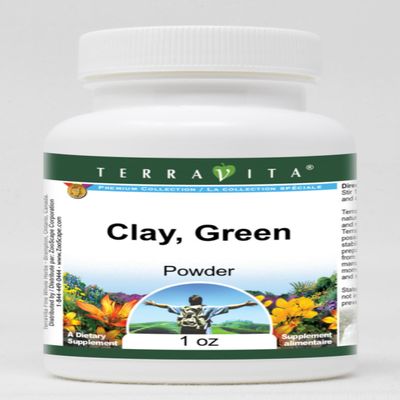 Clay, Green Powder (1 oz, ZIN: 511057)
