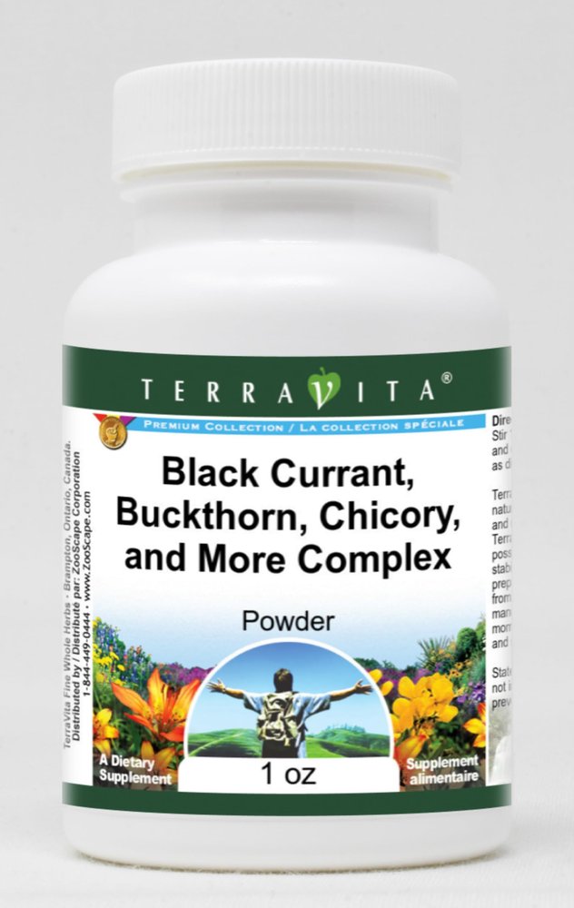 Black Currant, Buckthorn, Chicory, and More Complex Powder (1 oz, ZIN: 512200)