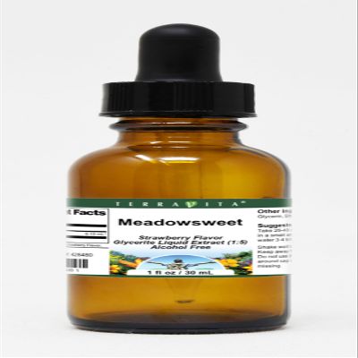 Meadowsweet - Glycerite Liquid Extract (1:5) - Strawberry Flavored (1 fl oz, ZIN: 428480)