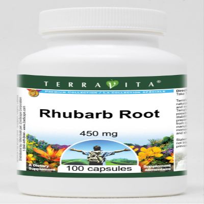 Rhubarb Root - 450 mg (100 Capsules, ZIN: 511541)