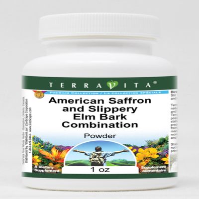 American Saffron and Slippery Elm Bark Combination Powder (1 oz, ZIN: 513640)