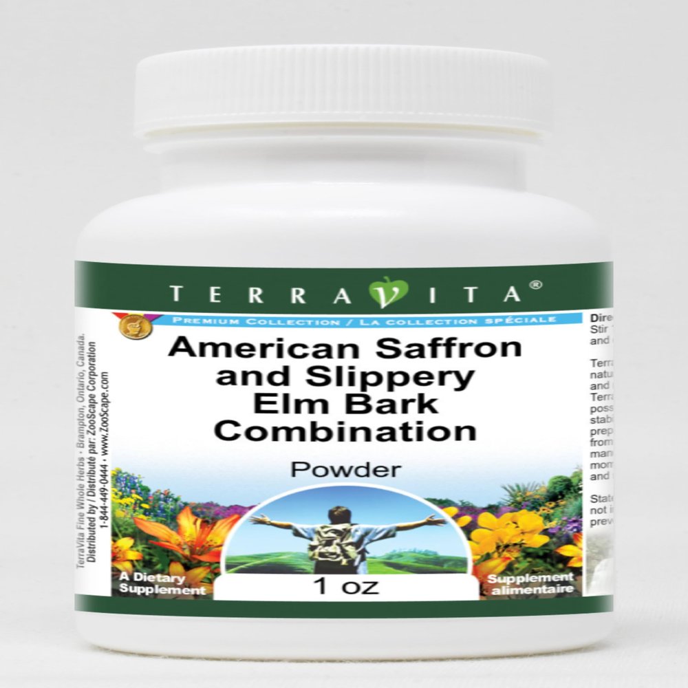 American Saffron and Slippery Elm Bark Combination Powder (1 oz, ZIN: 513640)