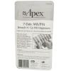 Apex 7-Day AM/PM Detach N' Go Pill Organizer, Purple & Green, 1 ea view 2
