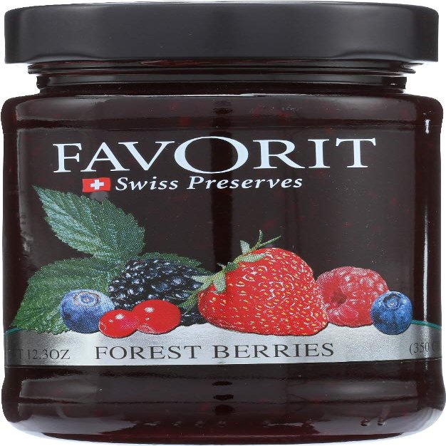 Favorit Preserve Forest Berry, 12.3 oz