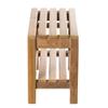 Arb Teak & Specialties Coach Shower Bench 24" (60 cm) with Shelf view 2