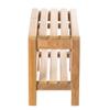 Arb Teak & Specialties Coach Shower Bench 24" (60 cm) with Shelf view 3