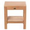 Coach Shower Bench 16" (40 cm) with Shelf view 4