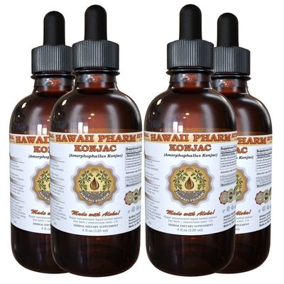 Konjac (Amorphophallus Konjac) Liquid Extract 4x4 oz
