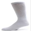 3 Pairs Men Healthy Circulation Diabetic Crew Socks (10-13(Shoes sizes 10-12), Black) view 2