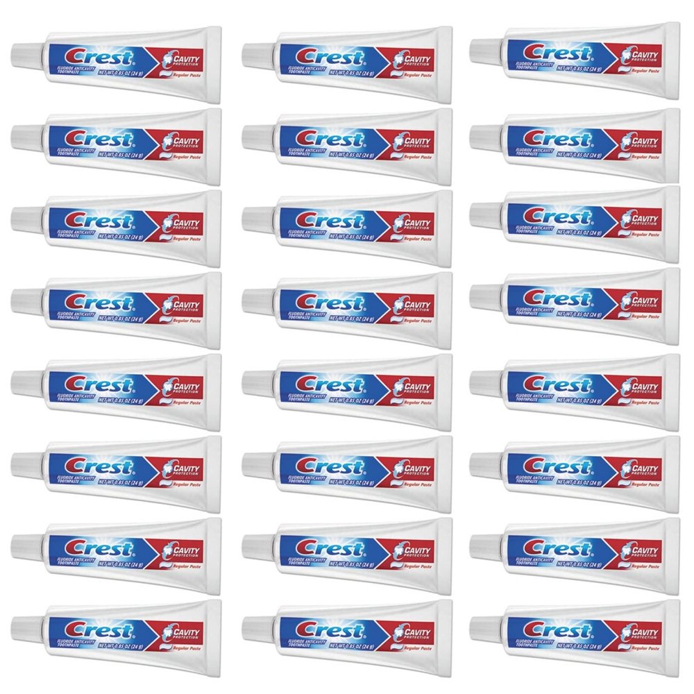 Crest Cavity Regular Toothpaste, Travel Size .85 oz. (Pack of 24)
