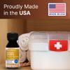 De La Cruz 2% Iodine First Aid Antiseptic, Made in USA 1 FL OZ (3 Bottles) view 3