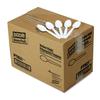 Dixie Plastic Cutlery, Mediumweight Teaspoons, White, 1,000/carton view 1