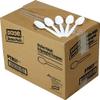 Dixie Plastic Cutlery, Mediumweight Teaspoons, White, 1,000/carton view 3
