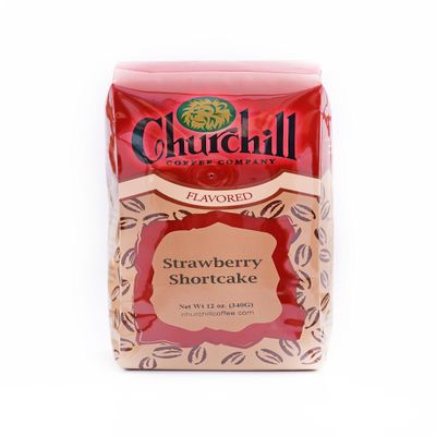 Churchill Coffee Strawberry Shortcake 12 oz - Whole Bean
