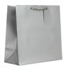 Jillson Roberts 6-Count Large 12.5" x 10" x 5" Gift Bags Available in 12 Solid Colors, Silver Matte view 2