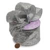 Silver Glitter Ribbon 2 1/2" X 10 Yards view 1