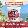 Earnest Eats Superfood Oatmeal Cups - Cranberry Almond Flax  7g Plant Protein, Gluten Free, Vegan, On-the-Go Breakfast, 2.1 Ounces Each (12 Pack) view 3