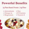 Earnest Eats Superfood Oatmeal Cups - Cranberry Almond Flax  7g Plant Protein, Gluten Free, Vegan, On-the-Go Breakfast, 2.1 Ounces Each (12 Pack) view 4