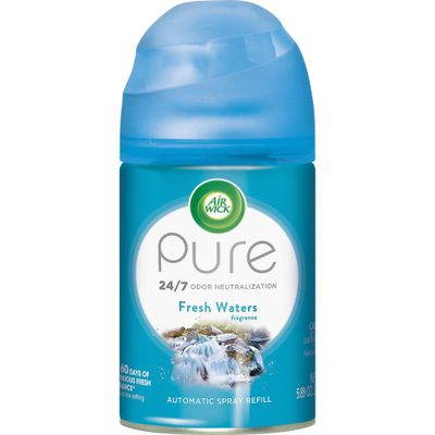 Air Wick Freshmatic Automatic Spray Air Freshener Refill, Fresh Waters Scent, 6.17 Oz.