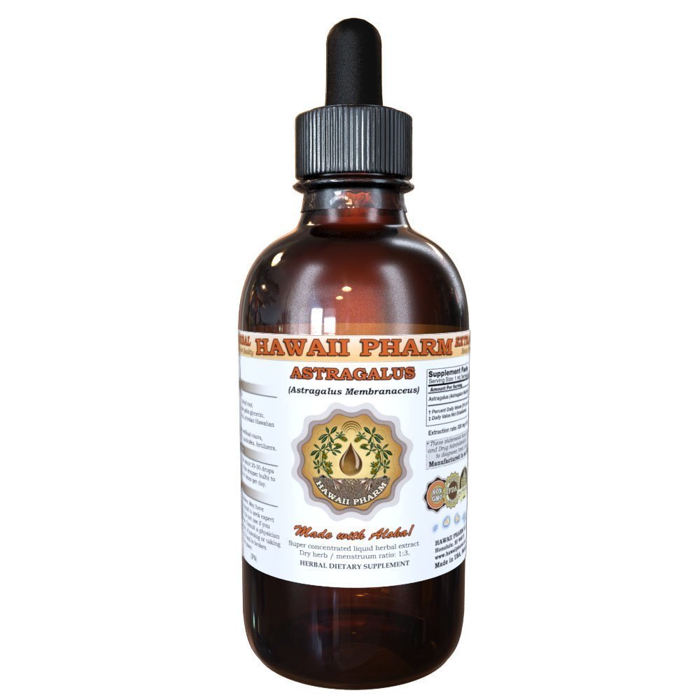 Astragalus Liquid Extract, Organic Astragalus (Astragalus membranaceus) Dried Root Tincture 4 oz