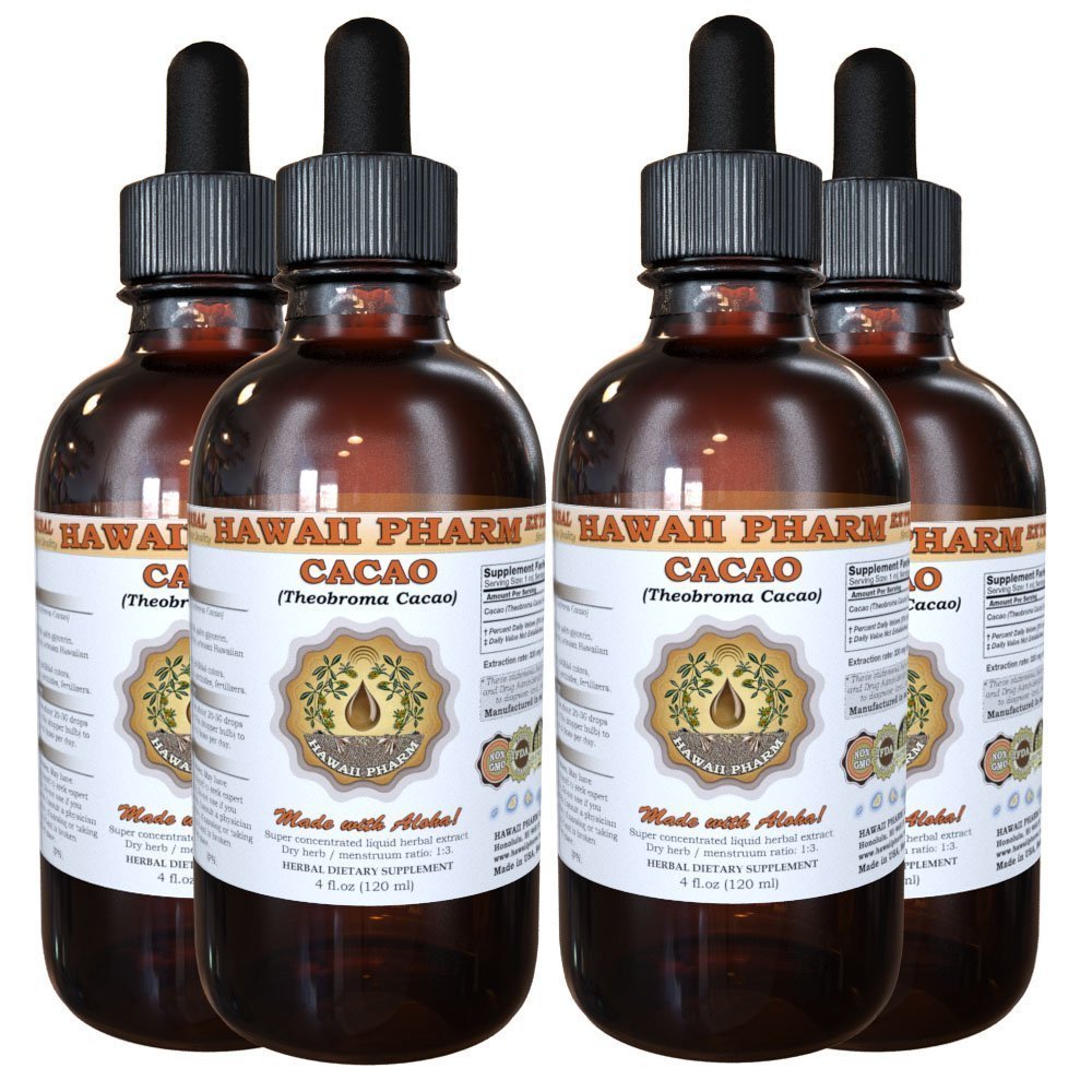 Cacao (Theobroma cacao) Liquid Extract 4x4 oz