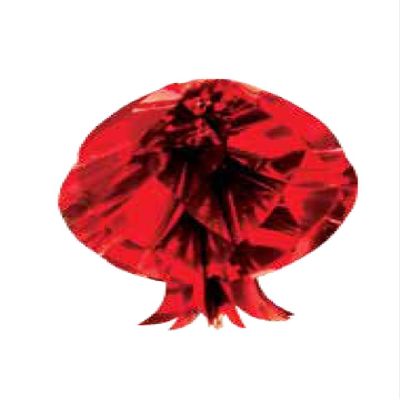 12" Pomegranate (Rimon) Shaped Foil Sukkah Decoration