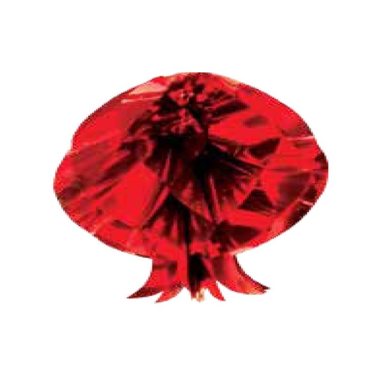 12" Pomegranate (Rimon) Shaped Foil Sukkah Decoration