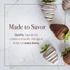 Sharis Berries Gourmet Drizzled Strawberries | Chocolate Covered Strawberry Gift Box | Ideal for Mother's Day, Anniversary, Birthdays, Congratulations, or Saying Thank You (Full Dozen, 12 Berries) view 4
