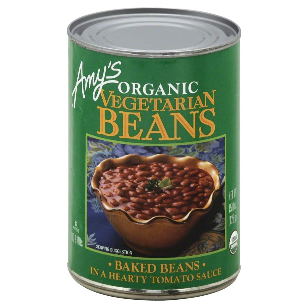 AMYS, BEAN BAKED VGTRIAN GF ORG, 15 OZ, (Pack of 12)