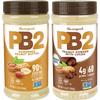 PB2 Powdered Peanut Butter Bundle, Keto Diet, Gluten Free, Mix in Protein Shakes & Smoothies, Low Carb, Original Peanut Butter & Peanut Butter Cocoa Flavors (2 Jars - 6.5 Oz Each) view 1