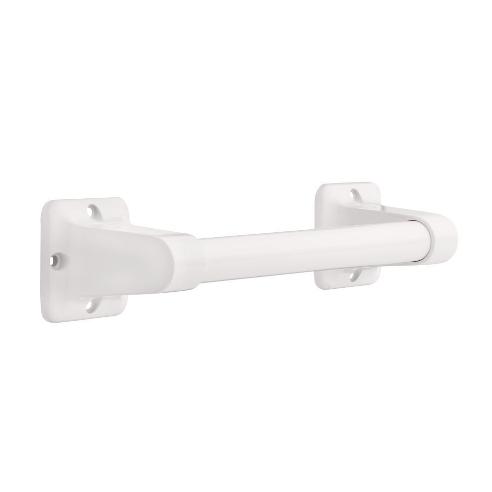 Delta (1-Pack) 9' Assist Bar ADA Compliant Optic White Bathroom Safety Handle | Wall Mount 300 lb Capacity, Balance, Handicap Grip for Shower, Tub, Toilet DF509W