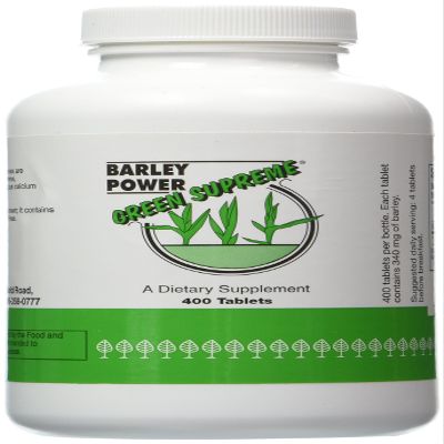 Green Supreme Barley Power 400 Count Tablets