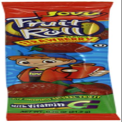 Jovy Fruit Roll, Strawberry, 0.75 Ounce (Pack of 48)