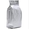 300 Quad-Seal Foil Gusseted Bags without Valve (Silver) Up to 20 lbs view 1