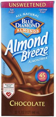 Blue Diamond Almond Breeze - Unsweetened Chocolate - 32 oz