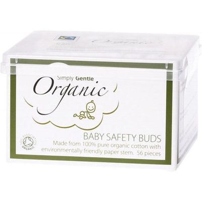 Simply Gentle Organic Cotton Baby Safety - Pack of 56 Buds