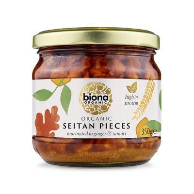 Biona Organic - Seitan Pieces (in Soya Sauce & Ginger) - 350g