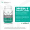 Mannatech Omega-3 with Vitamin D3 for Bone, Heart Health and Cognitive Support, Made of Pure Fish Oil view 3