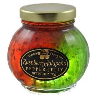 Aloha From Oregon Raspberry and Jalapeo Split Pepper Jelly, 10 oz.