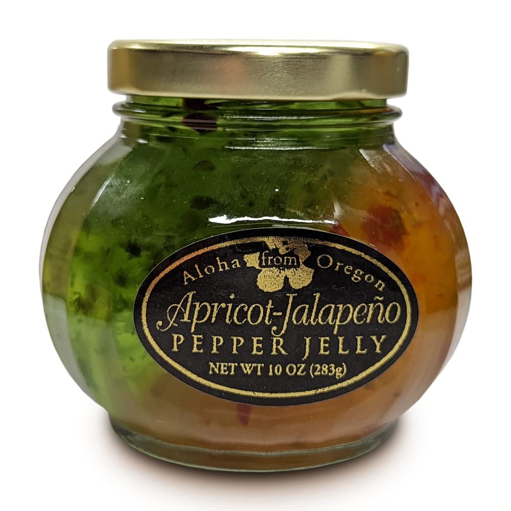 Aloha From Oregon Apricot and Jalapeo Split Pepper Jelly