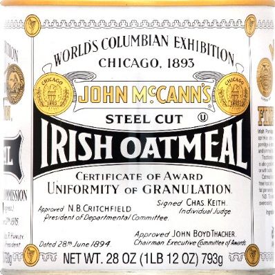 McCann's Irish Steel Cut Oatmeal 28 oz. (Pack of 2)