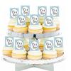 CakeSupplyShop Ck901y -12pack Its a Boy Houndstooth Baby Shower Cupcake Decoration Picks view 2