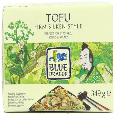 Blue Dragon Tofu Firm Silken 349 g (Pack of 6)