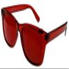 BioWaves Colored Lens Color Therapy Glasses - Classic Style (Red) view 2