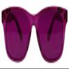 BioWaves Colored Lens Color Therapy Glasses - Classic Style (Magenta) view 1