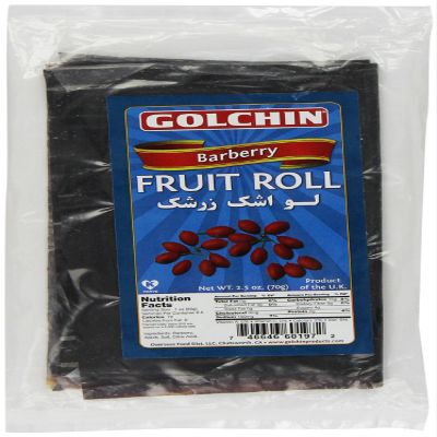 Golchin Barberry Fruit Rolls, Zereshk, 2.5 Ounce