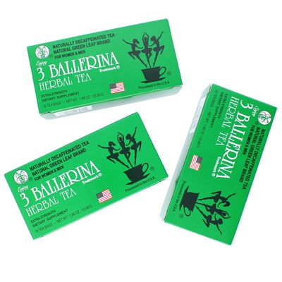 3 Ballerina Herbal slim tea Extra Strength Dietary supplement 18 tea bags (pack of 3)